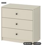 Två st IKEA Gurksken byrå