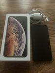 Iphone XS max guld, 64Gb med box & snabbladdare