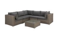 Loungens soffa med 2 bord