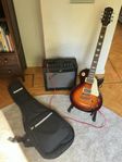 Epiphone Les Paul Elgitarr med förstärkare