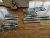 25 Utanpåliggande Persienner i olika storlekar