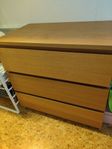 Byrå 3 lådor MALM Ikea
