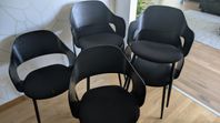 6 st. stolar till köket eller annat (Svarta)