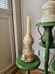 En hand gjort marmor lampa 