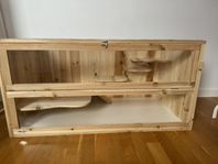 hamsterbur med tillbehör