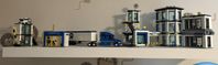Lego city polisstation , lastbil m.m 