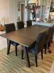 matbord +6stolar