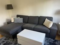 Soffa med divan