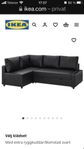 Bäddsoffan, tre sits i läder ”Friheten”  /Ikea  