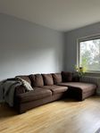 Soffa med divan 