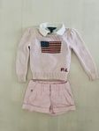 Ralph lauren flicka/ girl flaggtröja sommarkit 