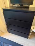 Malm byrå 4 lådor