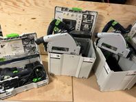 Festool, Hilti. Sänksåg, Cirkelsåg, Sticksåg, Dammsugare