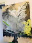 ILVA Abstrakt Oljemålning Konst 90 x 117 cm 