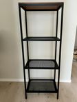 Fjällbo IKEA hylla svart metall