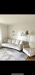 Beige Soffa 3-sits + 2 fåtöljer samma tyg! 