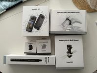 Helt ny insta360 X4 med tillbehör