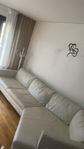skinn soffa 