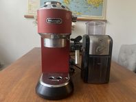 espressomaskin och kaffekvarn