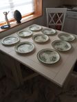 Gröna Anna mat tallrikar 24 cm i diameter