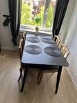 Matbord svart