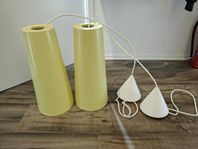 2 fina taklampor, ikea Luntan 