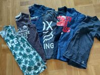 Sommarpaket med fem t-shirt och två linnen