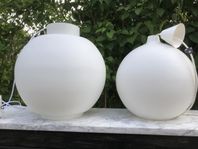 Opalglas lampor dansk design bl Vilhelm Wohlert för Poulsen