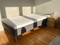 Bed + top mattress + mattress cover