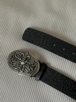 Fleur & Floral Black Belt