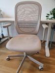 FLINTAN Kontorsstol med armstöd, beige