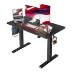 Nytt 120x60cm Elektriskt Skrivbord Höj Och Sänkbart Bord  