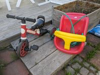 trehjuling och babygunga