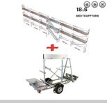 Ställningstrailer 115m² aluminium