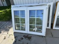 Treglas PVC fönster med karm