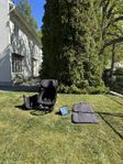 Axkid One + babyinlägg + sätesskydd + babyspegel