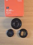 Sony FE 40mm 2.5 G - E mount