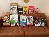 Nyinköpta hundfoder säljes på grund av matallergi