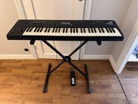Synth Korg N5 inkl stativ och pedal