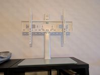 Vitt bordsstativ till TV