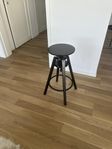 DALFRED barpall från IKEA – justerbar höjd, svart