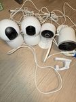 Deltaco IP camera set, 4st