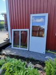 altandörr med karm fönster med karm