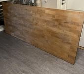 Matbord i massivt Ek. 240x100cm (Mio)