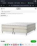 Mio SenseKontinentalsäng delux sense beige