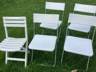 klapp stolar 5 st