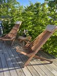 2 st Ecochair original vilstol med bord
