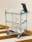 Lagervagnar, plockvagnar, packbord, hyllor - Billigt! 400:-