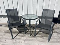 Cafébord och stolar