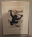 Numrerad Andy Warhol litografi signerad